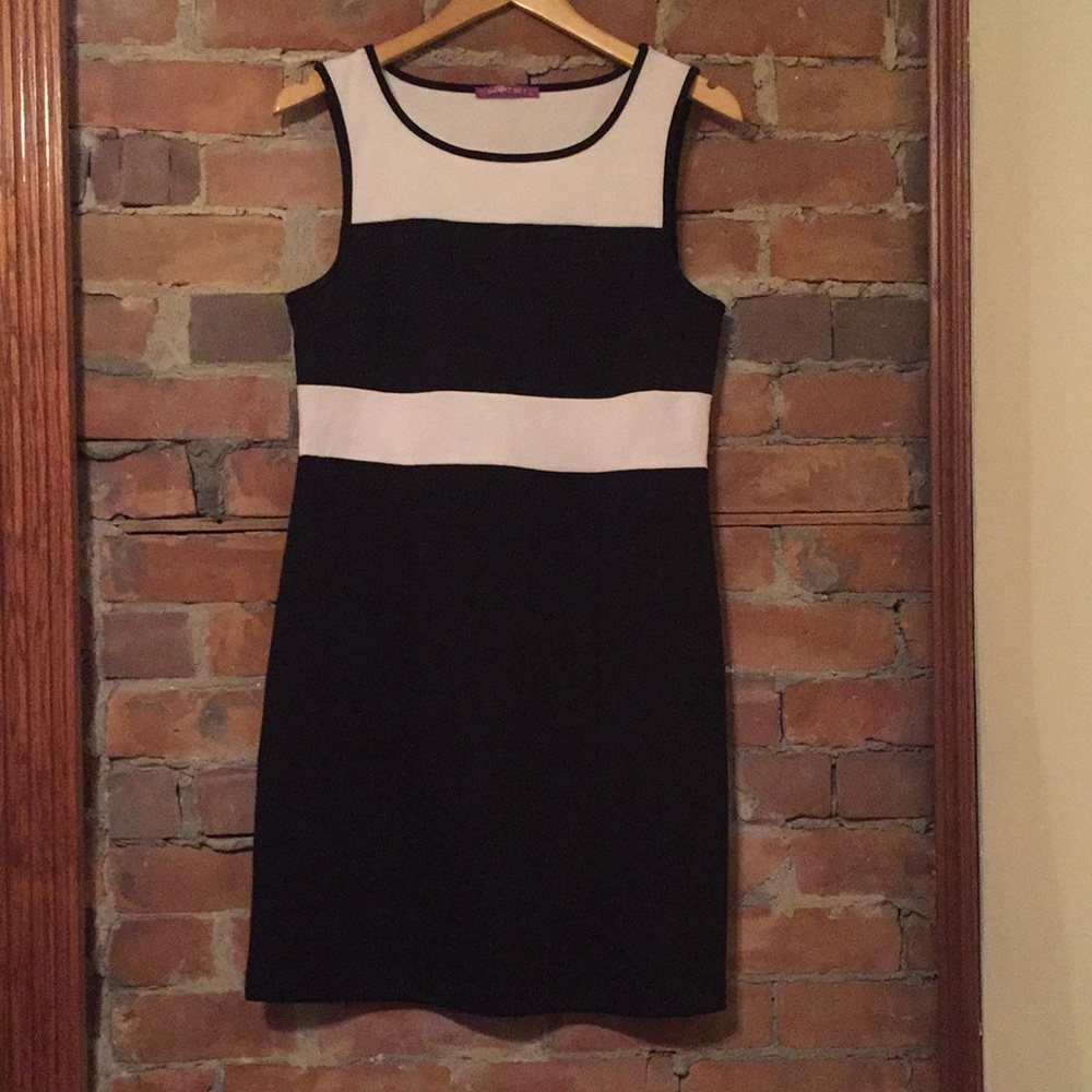 Striking Black & White Dress